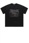 Slipknot t-shirt Y2K metal band tee grunge top in black