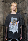 XXXTentacion t-shirt premium vintage wash Hip-hop grunge tee