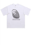 Jesus t-shirt retro saint print tee grunge punk top in white