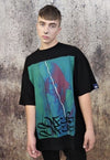 Creepy t-shirt 90s religion graffiti top grunge tshirt black (Copy