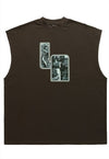 Saint Devil tank top surfer vest retro sleeveless t-shirt