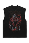 Anime tank top surfer vest retro DBZ sleeveless t-shirt