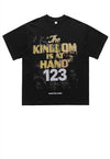 Bible print t-shirt retro saint tee grunge punk top in black