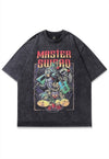 Master sword t-shirt Zelda tee vintage wash Japanese top