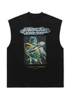 Power ranger sleeveless t-shirt movie tank top surfer vest