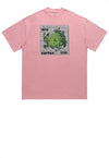 Vortex t-shirt science geek tee retro raver top pastel pink