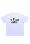 Crew slogan t-shirt snake print tee grunge top in white