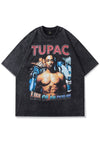 Vintage rapper t-shirt hip-hop tee retro grunge top black