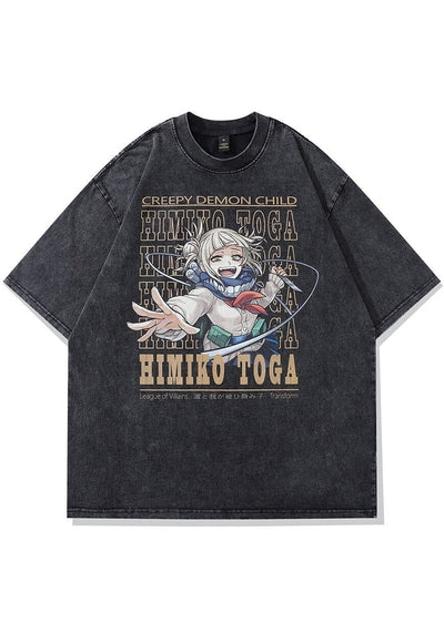 Himiko Toga t-shirt anime tee retro Japanese cartoon top