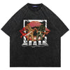 Pop art t-shirt psychedelic top vintage wash retro raver tee