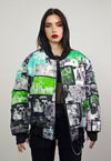 Gay varsity jacket LGBT reversible bomber lesbian puffer