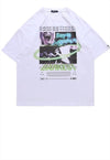 Scream t-shirt grunge tee retro print top in white