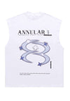 Cyber punk sleeveless t-shirt infinity tank top surfer vest