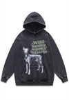 Dobermann hoodie dog print pullover animal cartoon jumper