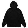 Hip-hop hoodie rapper pullover premium raver jumper in black