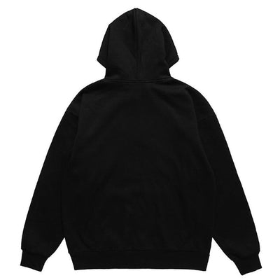 Computer print hoodie retro console pullover raver jumper