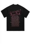 Rock band t-shirt retro guns and roses tee grunge punk top