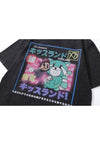 Kawaii t-shirt anime cartoon tee Japanese top in acid grey