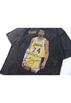 Kobe Bryant fan t-shirt Lakers tee retro skater top in black