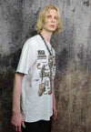 Super Mario t-shirt grunge tee anatomy retro top in white