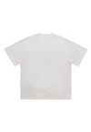 Rock band t-shirt guns & roses tee grunge top in off white