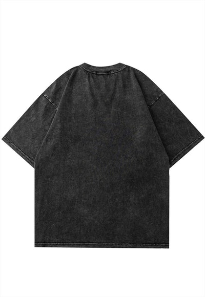 Michael Jackson t-shirt pop king tee vintage wash top grey