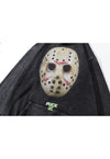 Horror movie hoodie grunge pullover Friday 13th top in grey