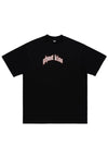 Wicked slogan t-shirt fang print tee utility top in black