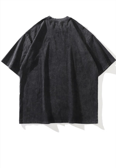 Kaka print t-shirt AC Milan tee retro football top in grey