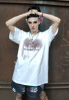 Gothic saint tshirt Virgin Mary tee redemption top in white