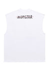 Devil emoji sleeveless t-shirt retro tank top surfer vest