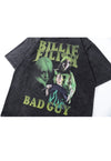 Billie Eilish fan t-shirt singer tee retro skater top black