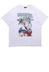 Anime girl print t-shirt Korean manga tee Harajuku top