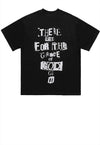 Saint print t-shirt grunge punk tee retro Jesus top in black