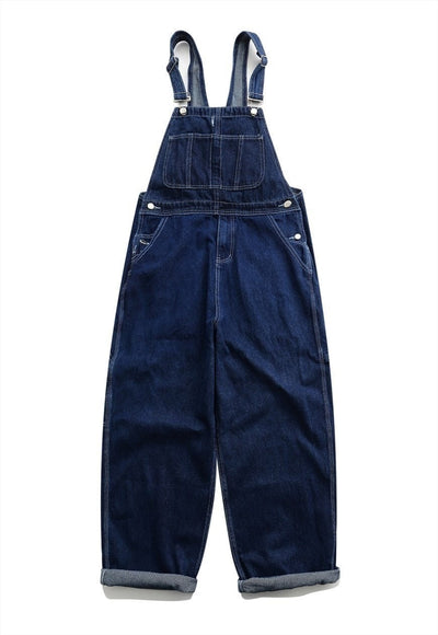 Denim dungarees high quality jean overalls in blue