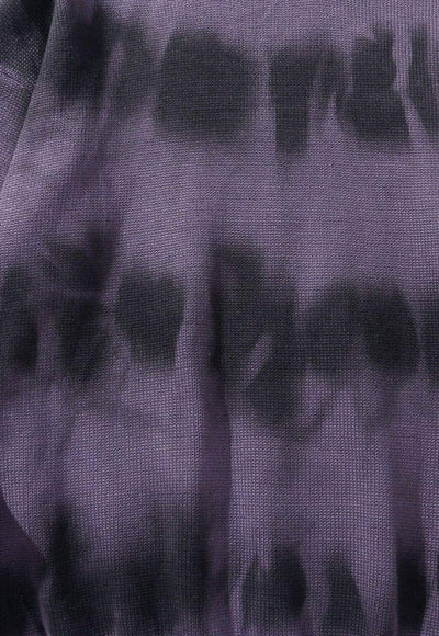 Tie-dye sweater knitted oil wash gradient jumper in purple