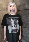 Bloody valentine tee rock band gothic t-shirt in black