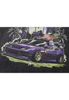 Miami Vice t-shirt racing car tee retro cartoon top in grey