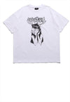 Anime t-shirt retro Gothic tee Korean cartoon top white