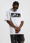 Dead rapper t-shirt hip-hop tee ganster top in white