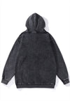Anime hoodie Japanese pullover cartoon jumper vintage grey