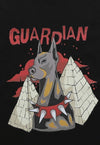 Doberman t-shirt retro pyramid tee grunge dog top in black