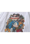 Sonic cartoon t-shirt old hedgehog long tee retro top white