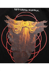 Jesus t-shirt retro saint tee punk god sculpture top black