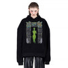 Bondage hoodie S&M pullover Gothic top grunge jumper black