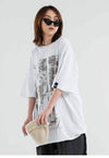 Dark Forest t-shirt Gothic tee creepy punk top in White