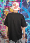 Street slogan t-shirt graffiti Hip-hop tee grunge rap top