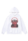 Jesus hoodie skeleton pullover creepy top saint jumper white