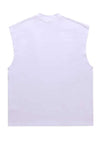 Abstract sleeveless t-shirt raver tank top retro surfer vest