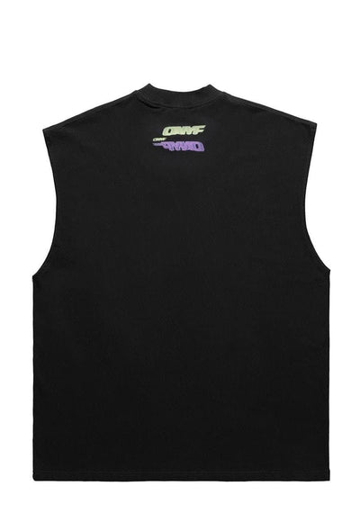 Rapper tank top surfer vest retro hip-hop sleeveless t-shirt